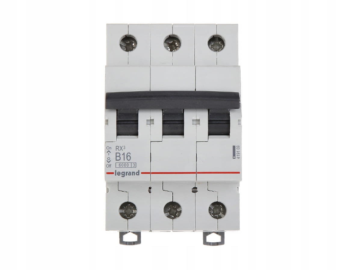 Legrand RX3 wyłącznik nadprądowy 3P B16A S303